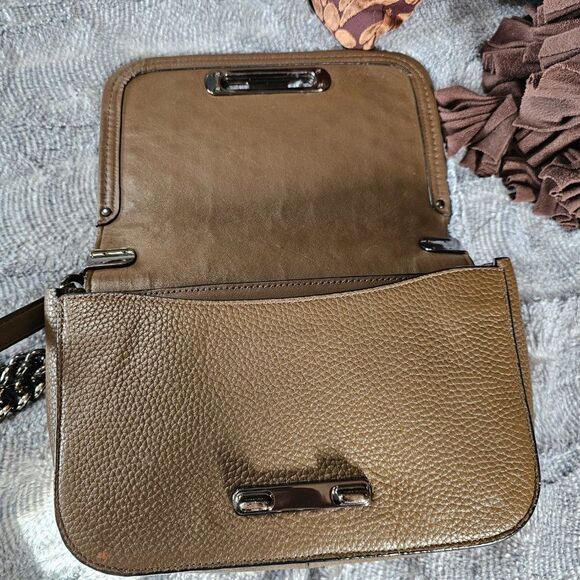 Coach Swagger Shoulder Bag In Pebble Leather With Ombre Rivets Purse - Picture 3 of 9